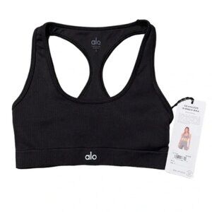Alo Yoga Seamless Ribbed Bra, SIZE M